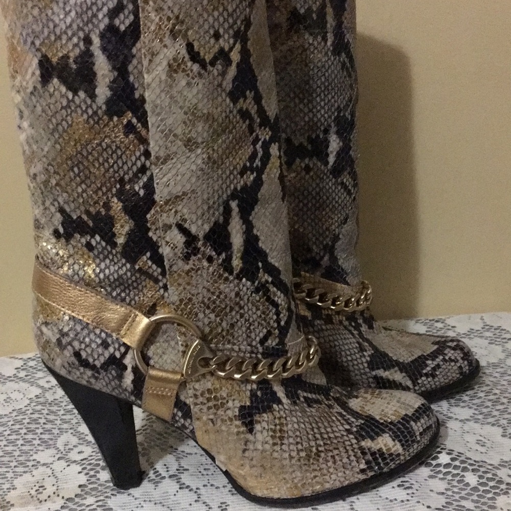 Animal Print Boots $14.00 Size 10M